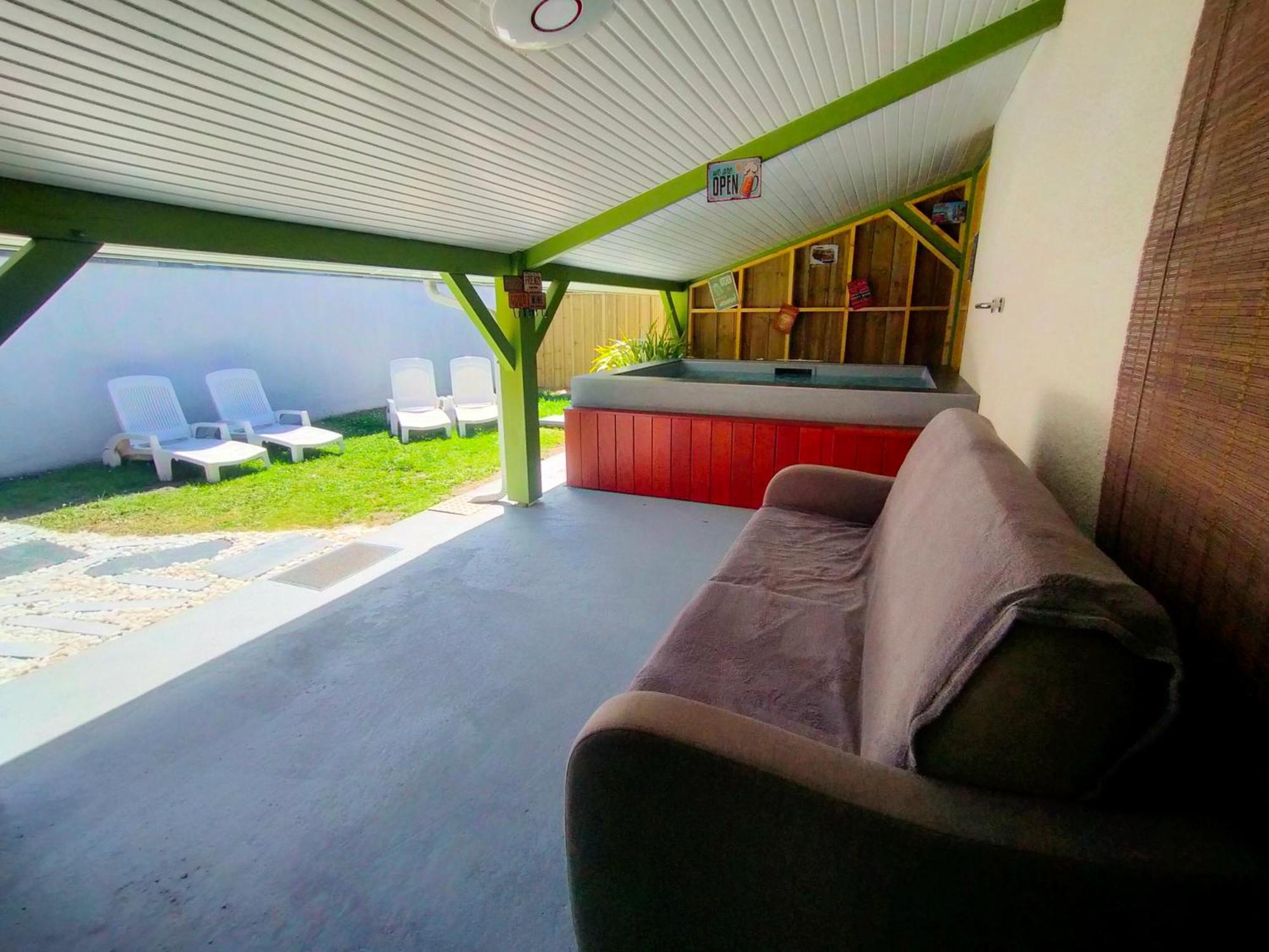 Gîte Les Bambous 2 pers 15 min océan calme jardin parking wifi Brach Esterno foto