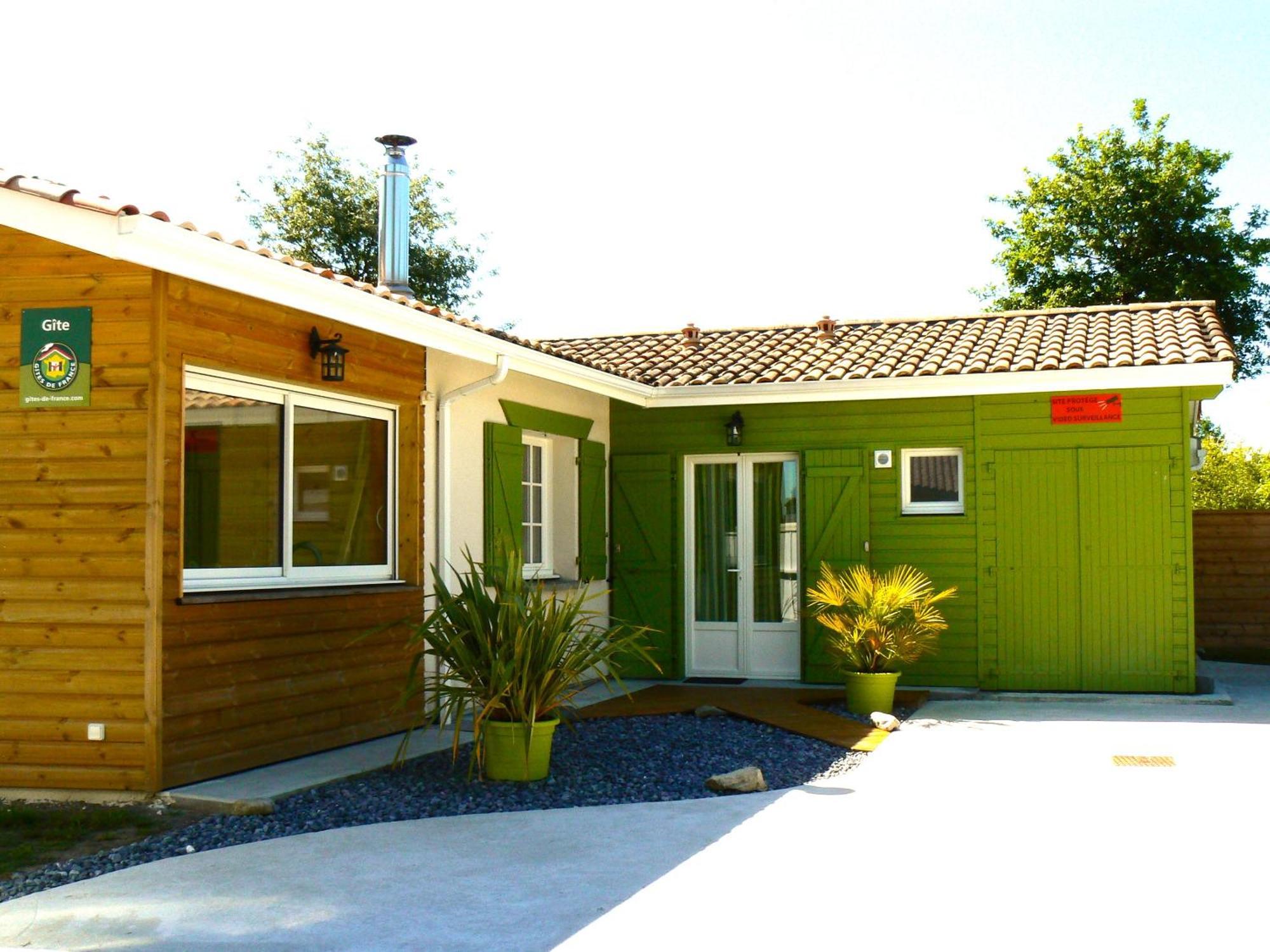 Gîte Les Bambous 2 pers 15 min océan calme jardin parking wifi Brach Esterno foto
